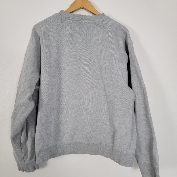 Orvis Gray Vintage Women's Crewneck Sweatshirt Heavy Cotton Boxy XL - Picture 8 of 11